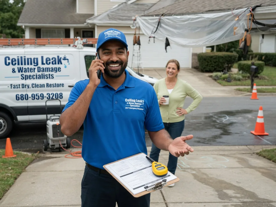 Ceiling Leak Cleanup Lake Powell, UT FAQs